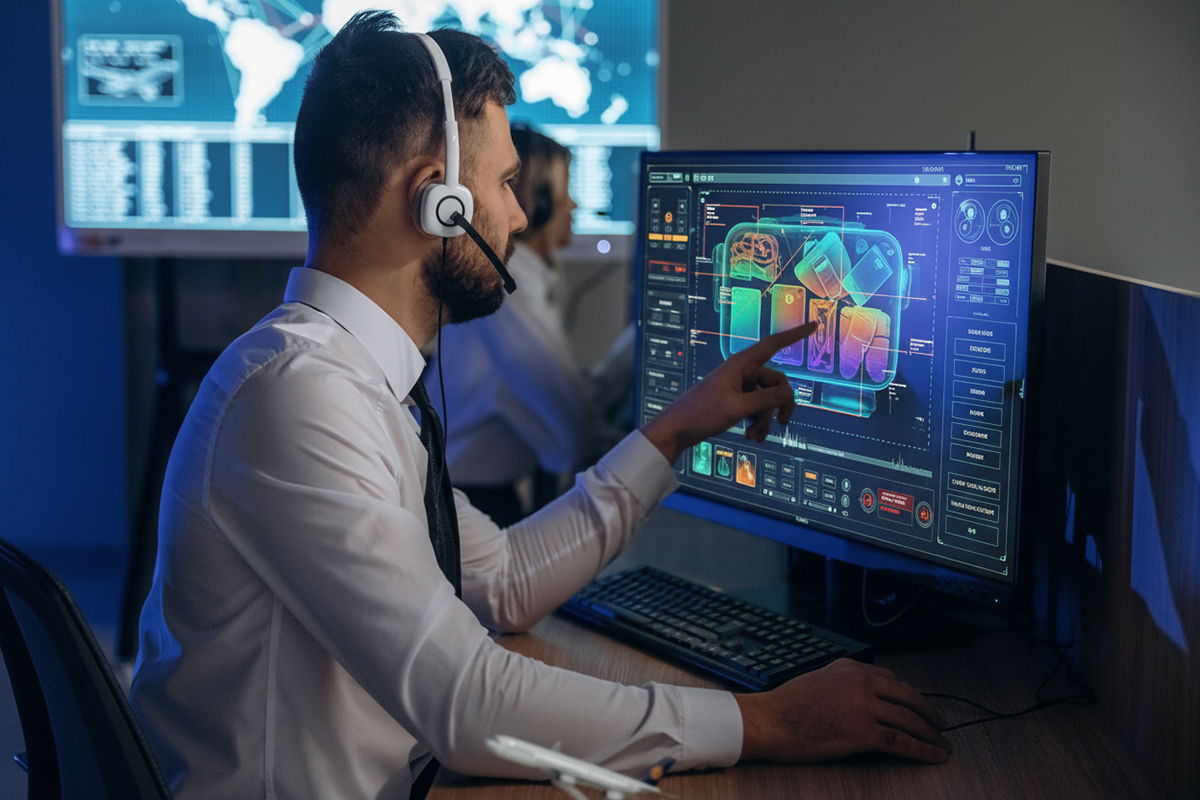 Remote support for X-ray scanners